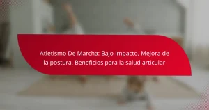 Atletismo De Marcha: Bajo impacto, Mejora de la postura, Beneficios para la salud articular